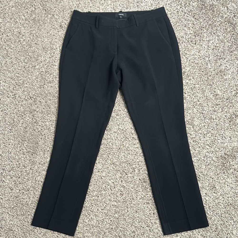 Theory Black Dress Pants size 6 work career office - Picture 3 of 9
